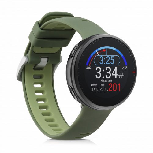 Curea pentru Polar Vantage V2, Kwmobile, Verde, Silicon, 57905.02