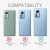 Husa Kwmobile pentru Xiaomi 12 Pro, Silicon, Transparent/Argintiu, 57945.02