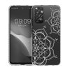 Husa Kwmobile pentru Xiaomi Redmi Note 11/Redmi Note 11s, Silicon, Transparent/Argintiu, 57822.03