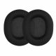 Set 2 Perne de urechi pentru casti STEELSERIES Arctis 7/Arctis 9/Arctis Headsets, Kwmobile, Negru, Piele ecologica, 57962.01