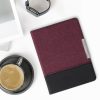 Husa pentru Kobo Aura Edition 2, Kwmobile, Rosu/Negru, Textil, 41182.10