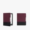 Husa pentru Kobo Aura Edition 2, Kwmobile, Rosu/Negru, Textil, 41182.10