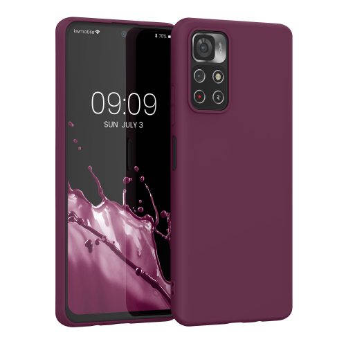 Husa Kwmobile pentru Xiaomi Redmi Note 11S 5G/Poco M4 Pro 5G, Silicon, Violet, 57024.187