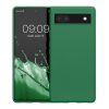 Husa Kwmobile pentru Google Pixel 6a, Silicon, Verde, 58053.227