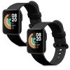 Set 2 curele pentru Xiaomi Mi Watch Lite/Redmi Watch, Kwmobile, Negru, Silicon, 54778.06