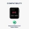 Set 2 curele pentru Xiaomi Mi Watch Lite/Redmi Watch, Kwmobile, Negru, Silicon, 54778.06