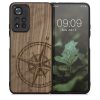 Husa Kwmobile pentru Xiaomi Redmi Note 11 Pro Plus 5G, Lemn, Maro, 58100.01