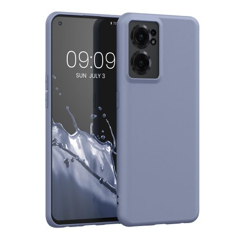 Husa Kwmobile pentru OnePlus Nord CE 2 5G, Silicon, Albastru, 57639.130