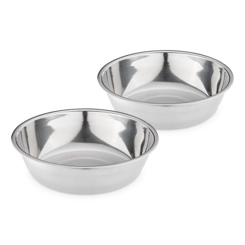 Set 2 boluri din inox pentru caini si pisici , 450 ml, 58150.01