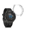 Set 2 Huse pentru Garmin Forerunner 245/Forerunner 245 Music, Kwmobile, Negru/Transparent, Silicon, 58177.02