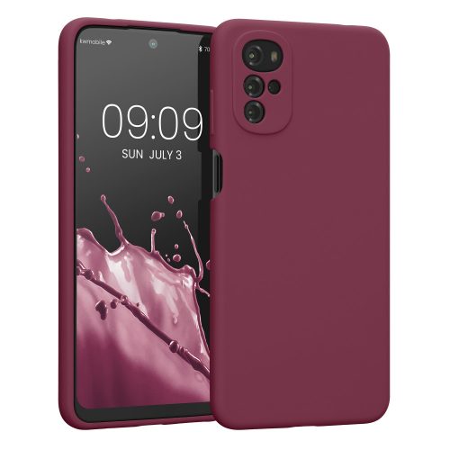 Husa Kwmobile pentru Motorola Moto G22, Silicon, Violet, 58207.209