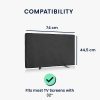 Husa de exterior pentru televizor 32 inch, Kwmobile, Negru, Poliester, 58161.01