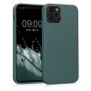 Husa Kwmobile pentru Apple iPhone 12/iPhone 12 Pro, Silicon, Verde, 53844.171