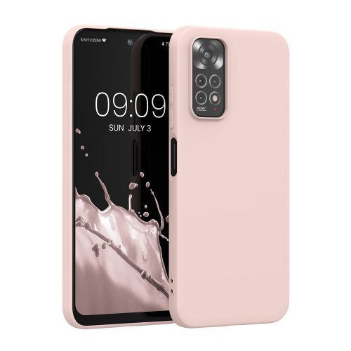 Husa Kwmobile pentru Xiaomi Redmi Note 11/Redmi Note 11s, Silicon, Roz, 57368.225