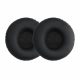 Set 2 Perne de urechi pentru casti JBL E40/E40BT, Kwmobile, Negru, Piele ecologica, 58250.01