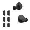 Set 6 Varfuri de schimb pentru casti Jabra Elite 7 Pro/Elite 7 Active, Kwmobile, Negru, Silicon, 58253.01