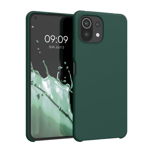 Husa Kwmobile pentru Xiaomi Mi 11 Lite 5G/11 Lite 5G NE, Silicon, Verde, 54730.169