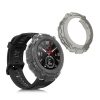 Set 2 Huse pentru Huami Amazfit T-Rex/Amazfit T-Rex Pro, Kwmobile, Negru/Transparent, Silicon, 58459.02