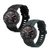 Set 2 curele pentru Huami Amazfit T-Rex/Amazfit T-Rex Pro, Kwmobile, Negru/Verde, Silicon, 58460.02