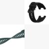 Set 2 curele pentru Huami Amazfit T-Rex/Amazfit T-Rex Pro, Kwmobile, Negru/Verde, Silicon, 58460.02