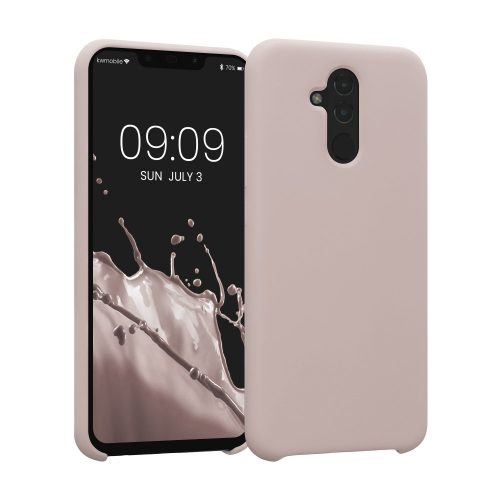 Husa Kwmobile pentru Huawei Mate 20 Lite, Silicon, Crem, 46310.225