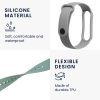 Set 2 Curele pentru Xiaomi Mi Smart Band 6/Mi Band 6/Mi Band 5, Kwmobile, Verde/Gri, Silicon, 57428.07