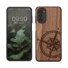 Husa kwmobile pentru Motorola Moto G52/Moto G82 5G, Lemn, Maro, 58541.01