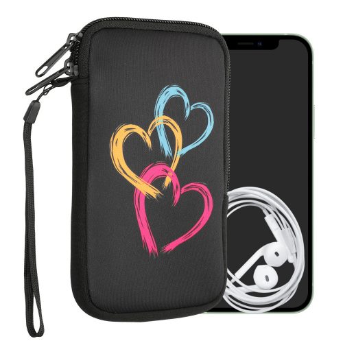 Husa Universala Kwmobile marime L - 6,5 inch, Neopren, Multicolor, 30226.3.55