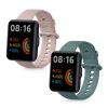 Set 2 curele pentru Xiaomi Redmi Watch 2/Redmi Watch 2 Lite, Kwmobile, Verde/Roz, Silicon, 56911.04