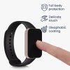 Set 2 Folii de protectie pentru Xiaomi Redmi Smart Band Pro, Kwmobile, Transparent/Roz, Sticla securizata, 57424.02