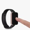 Set 2 Folii de protectie pentru Xiaomi Redmi Smart Band Pro, Kwmobile, Transparent/Roz, Sticla securizata, 57424.02