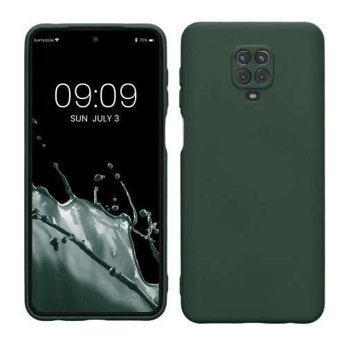 Husa Kwmobile pentru Xiaomi Redmi Note 9S/Redmi Note 9 Pro/Redmi Note 9 Pro Max, Silicon, Verde, 56562.169