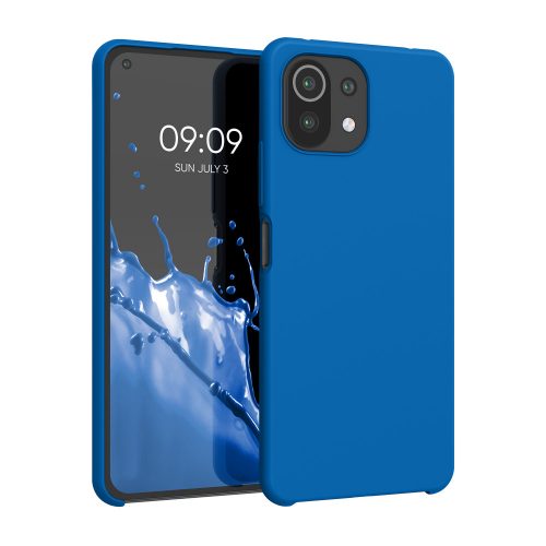 Husa Kwmobile pentru Xiaomi Mi 11 Lite 5G/11 Lite 5G NE, Silicon, Albastru, 54730.228