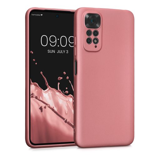 Husa Kwmobile pentru Xiaomi Redmi Note 11/Redmi Note 11s, Silicon, Roz, 58651.31