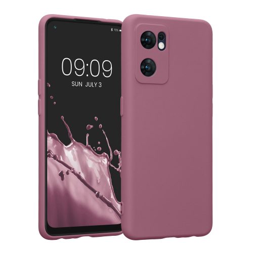 Husa Kwmobile pentru OPPO Find X5 Lite, Silicon, Violet, 57633.167