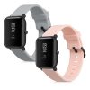 Set 2 curele pentru Huami Amazfit Bip S/Amazfit Bip S Lite, Kwmobile, Roz/Gri, Silicon, 53859.09