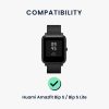 Set 2 curele pentru Huami Amazfit Bip S/Amazfit Bip S Lite, Kwmobile, Roz/Gri, Silicon, 53859.09