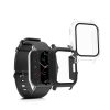 Set 2 Huse pentru Huami Amazfit GTS 2, Kwmobile, Negru/Transparent, Plastic, 58718.01