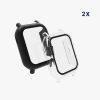 Set 2 Huse pentru Huami Amazfit GTS 2, Kwmobile, Negru/Transparent, Plastic, 58718.01