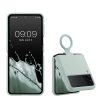 Husa kwmobile pentru Samsung Galaxy Z Flip 3, Silicon, Verde, 58783.200