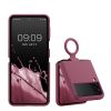 Husa kwmobile pentru Samsung Galaxy Z Flip 3, Silicon, Roz, 58783.167