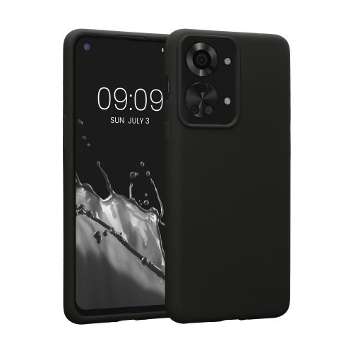 Husa Kwmobile pentru OnePlus Nord 2T, Silicon, Negru, 58764.01