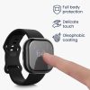 Set 2 Huse Kwmobile pentru Fitbit Versa 4/Sense 2, Silicon, Negru/Transparent, 58874.01