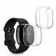 Set 2 Huse Kwmobile pentru Fitbit Versa 4/Sense 2, Silicon, Transparent, 58874.02