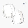 Set 2 Huse Kwmobile pentru Fitbit Versa 4/Sense 2, Silicon, Transparent, 58874.02