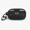 Husa pentru casti JBL 230NC TWS, Kwmobile, Negru/Alb, Silicon, 58870.01