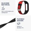 Set 2 Curele pentru Xiaomi Mi Band 4, Kwmobile, Negru/Rosu, Silicon, 58889.01