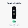 Set 2 Curele pentru Xiaomi Mi Band 4, Kwmobile, Negru/Rosu, Silicon, 58889.01