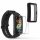 Set 2 Huse pentru Huawei Band 7/Band 6/Honor Band 6, Kwmobile, Negru/Transparent, Silicon, 58915.01