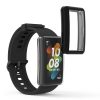 Set 2 Huse pentru Huawei Band 7/Band 6/Honor Band 6, Kwmobile, Negru/Transparent, Silicon, 58915.01